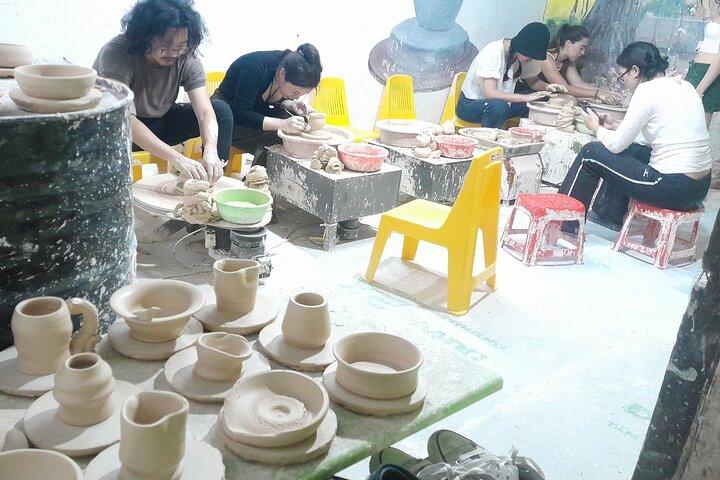 ハノイ旧市街バッチャン陶芸教室・手作り体験