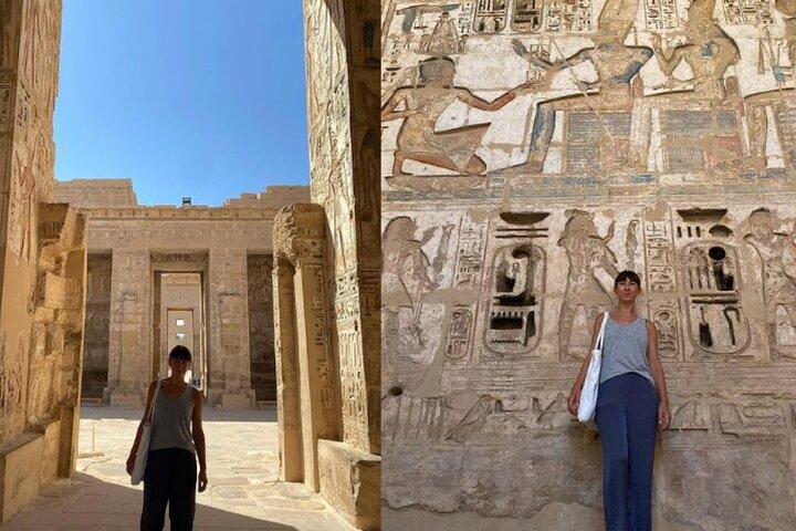 Ontdek Nobles Tombs Madinat Habu Temple Plus Zeilboot bij zonsondergang