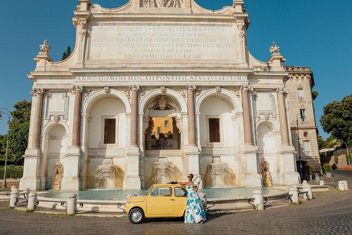 Rome Fiat 500 Vintage experience