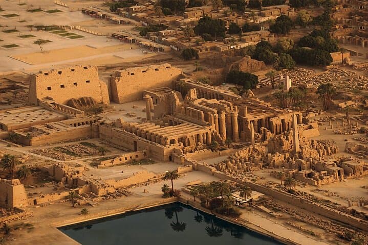 Sunrise Hot Air Balloon and the East and West Bank of Luxor