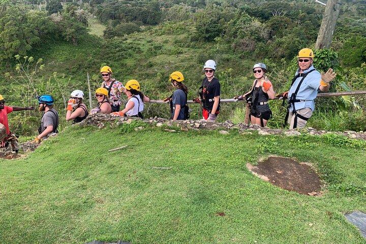 Zip line med 7 vandfald