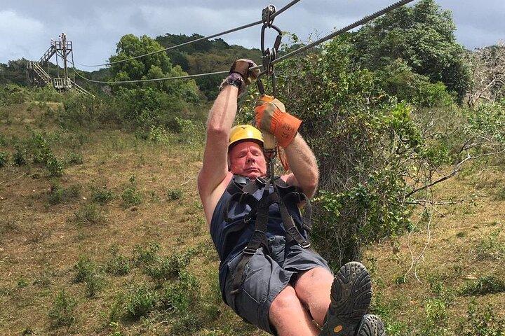 Zip line med 7 vandfald
