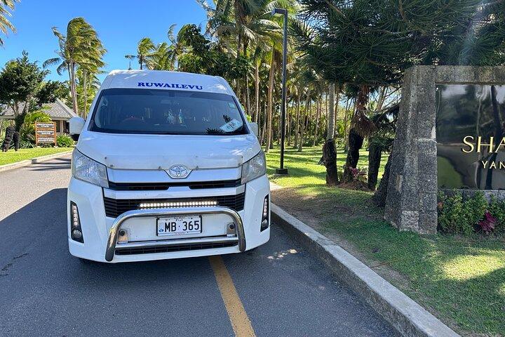 Privat overførsel: Nadi Lufthavn til Shangri-La Fijian Resort Yanuca