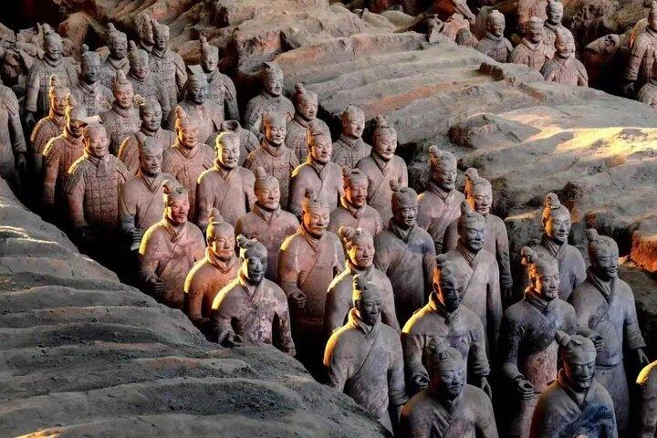 De Beijing à Xi'an, découvrez les guerriers en terre cuite grâce à un transfert aller-retour en train à grande vitesse