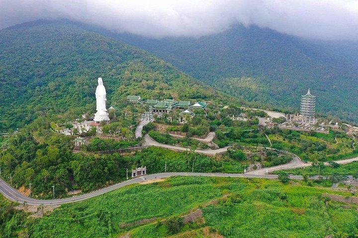 プライベートダナン市 - 大理石の山 - ハン市場 - リンウンパゴダ