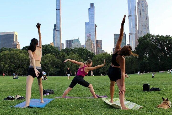 Central Park Yoga-Kurs mit Aussicht im Herzen von New York City