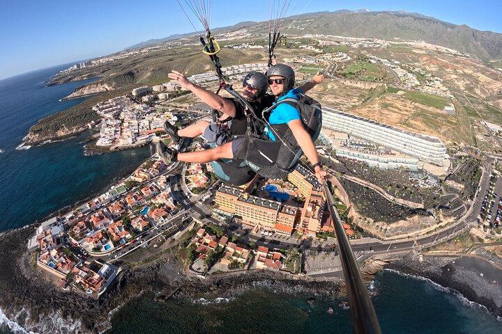 Privé paragliding-vluchtervaring op Tenerife