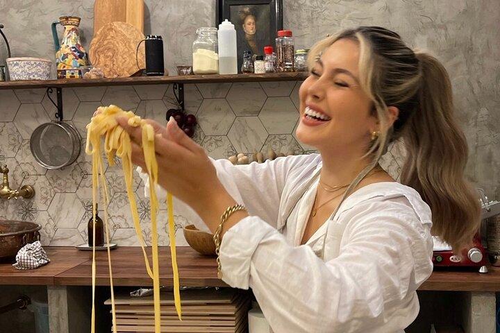 Elaboración privada de pasta y helado súper divertida cerca del Vaticano