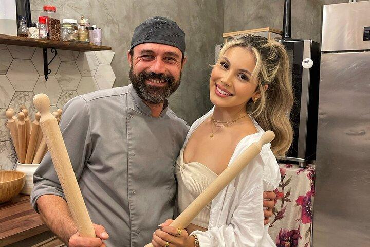 Elaboración privada de pasta y helado súper divertida cerca del Vaticano