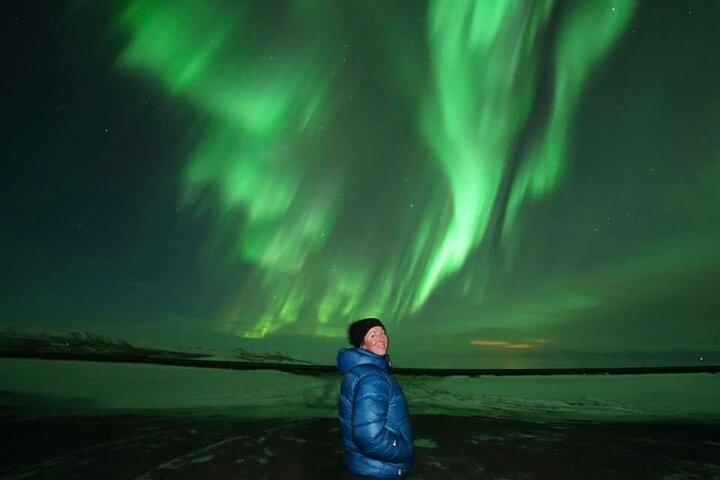 Tour privato a caccia dell'aurora boreale a Reykjavík eng\rus