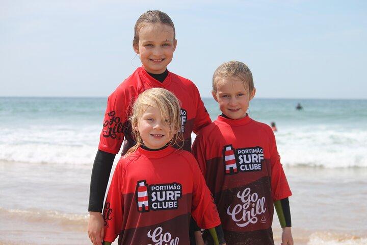 Cours de surf en groupe @Praia da Rocha