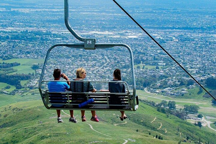 Biglietto per la visita della seggiovia presso il parco avventura di Christchurch