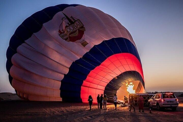 Montgolfière Aventure Dubaï, Bain de dunes facultatif, Quad