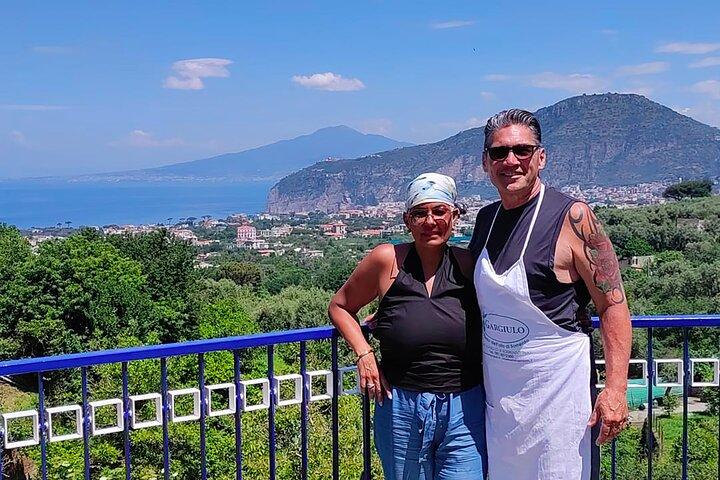 3 horas de clase de cocina de Sorrento en la costa de Sorrento con recogida