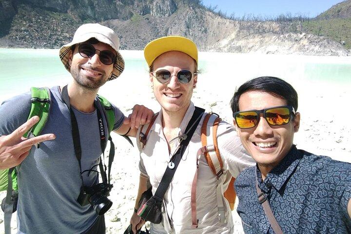 バンドンツアーオールイン、ホワイトクレーター、火山山、温泉