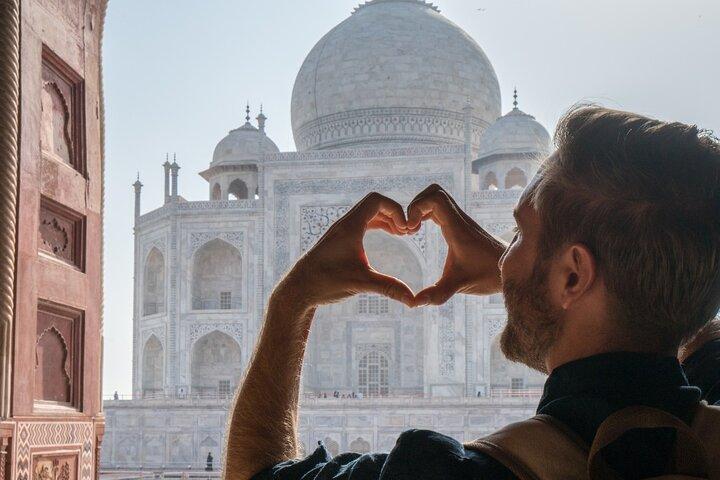 De Delhi: Tour du Taj Mahal Sunrise Agra Fort et Baby Taj