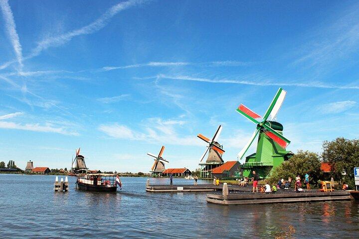 アムステルダム : Zaanse Schans Windmills & Cheese Tour Flexible Return