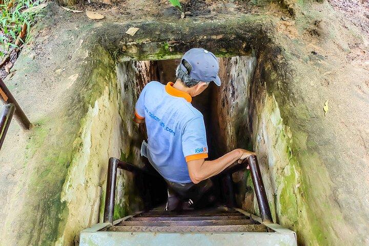 少人数グループのクチトンネル半日ツアー：午前または午後