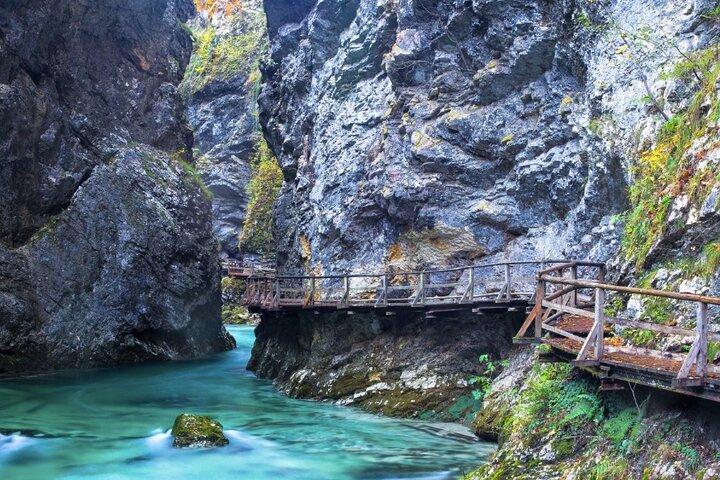 Fra Bled: Selvguidet E-cykel tur til Vintgar Gorge