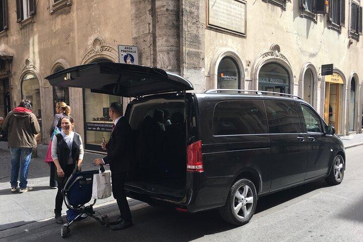 Aeroporto Fiumicino para Hotel Roma - Serviço de transfer privado