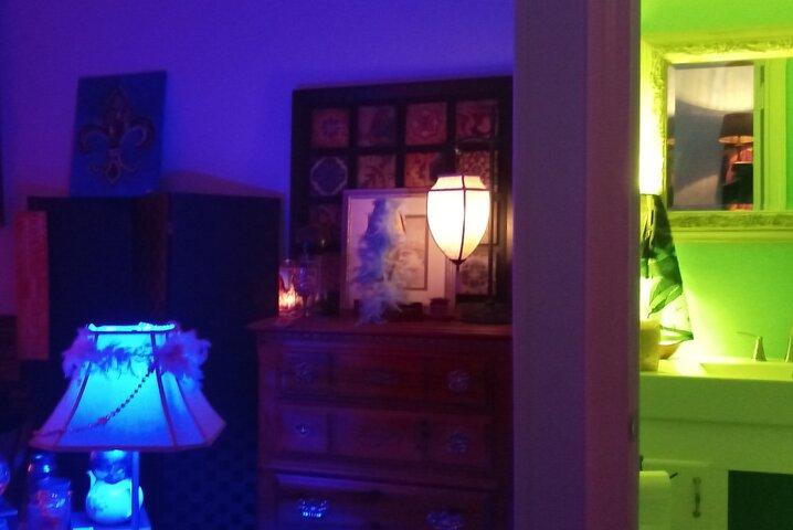 Privat rundvisning og seance i huset på Bourbon