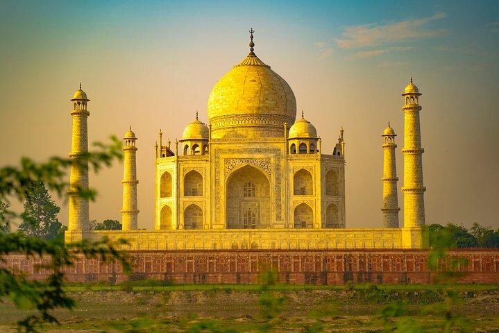 Private Sunrise Taj Mahal e Agra Fort Tour a partir de Jaipur de carro