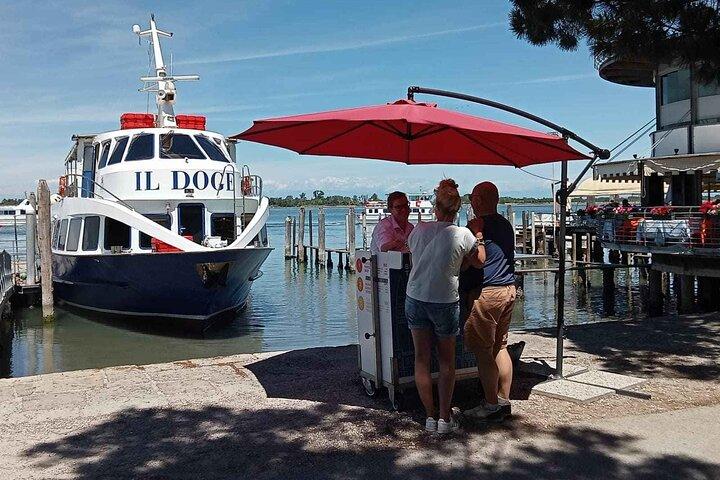 Bilhete de barco de ida e volta de Punta Sabbioni para Veneza