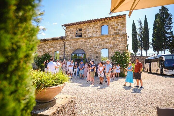 Halve dag Chianti ontsnappen uit Florence met twee wijnproeverijen
