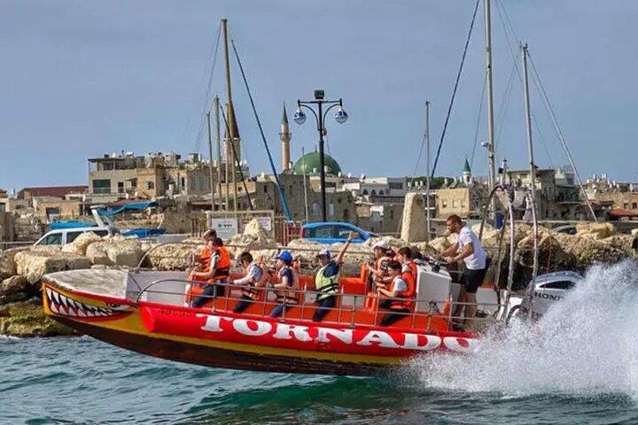 Tornado High Speed Thrill Bootsfahrt vom Hafen Jaffa