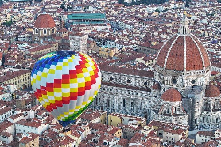 Luchtballonvaart boven Florence
