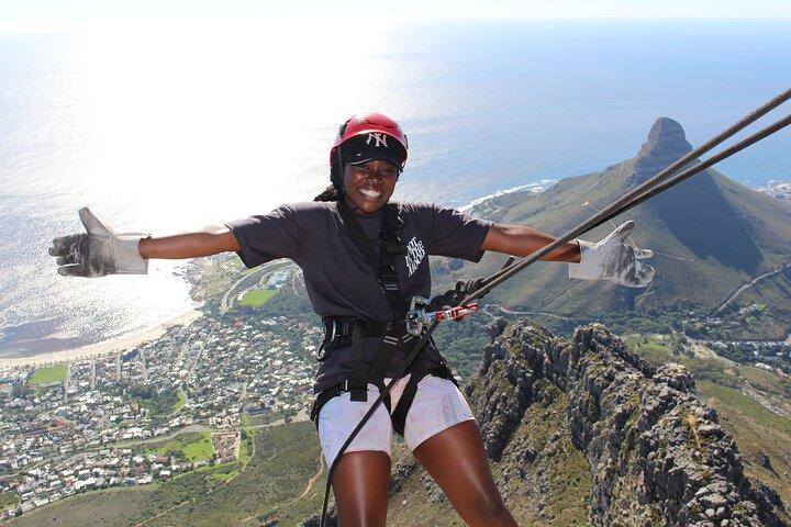1 - Expérience de descente en rappel de Table Mountain