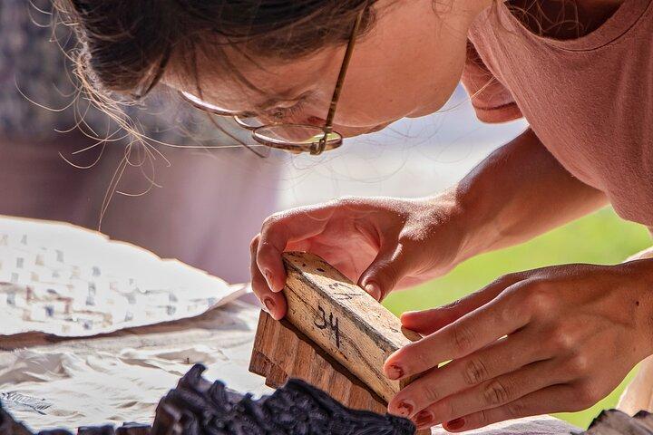 Natural Dye Block Printing Workshop