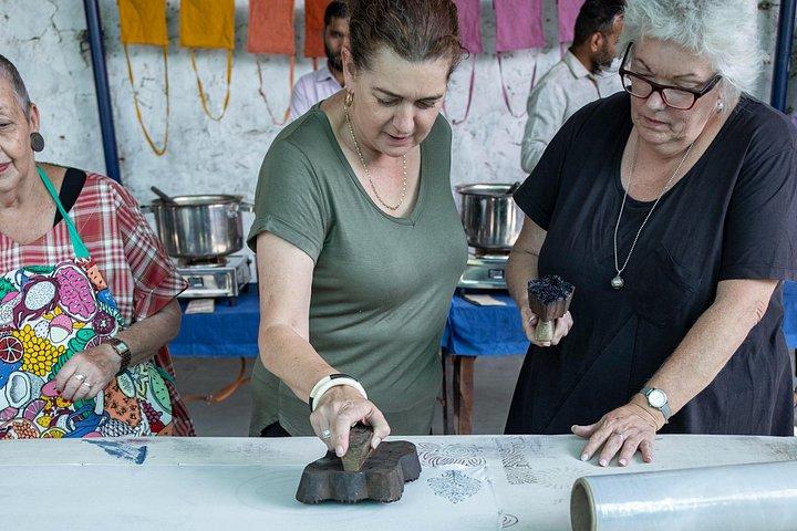 Natural Dye Block Printing Workshop