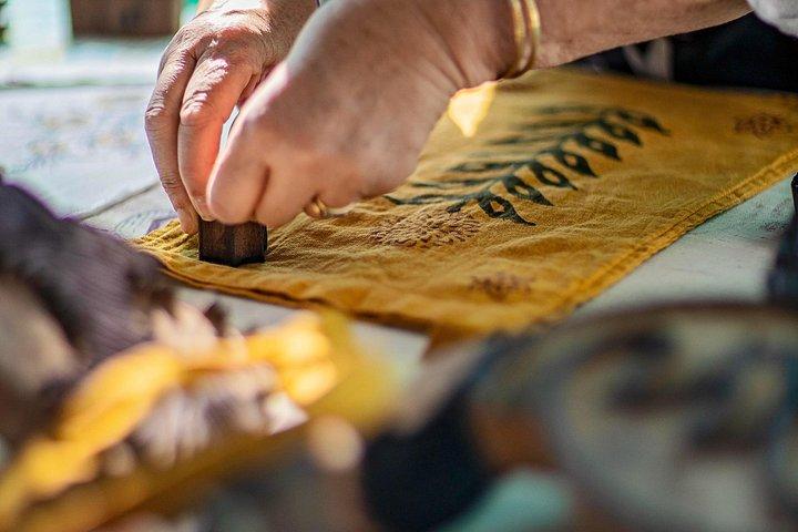Natural Dye Block Printing Workshop