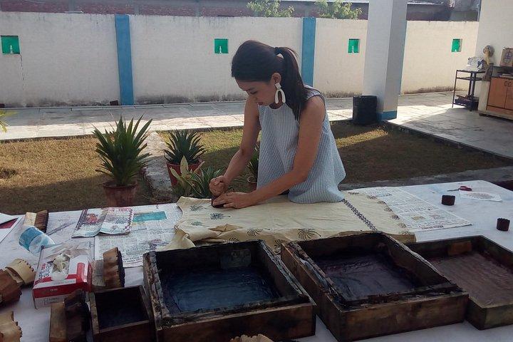 Natural Dye Block Printing Workshop
