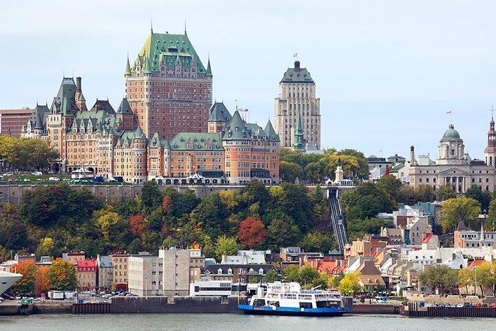Heldagstur i Quebec plus sightseeingkryssning