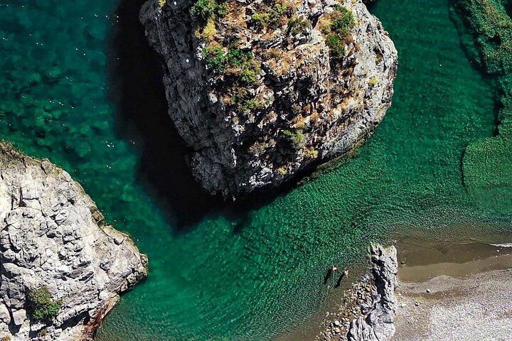 Eksklusiv minivan-tur på sydlige Kreta, vingård, æsler, Secret Beach