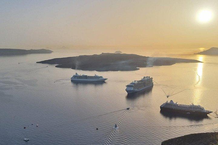 クレタ島からサントリーニ島への6時間のプライベートツアー