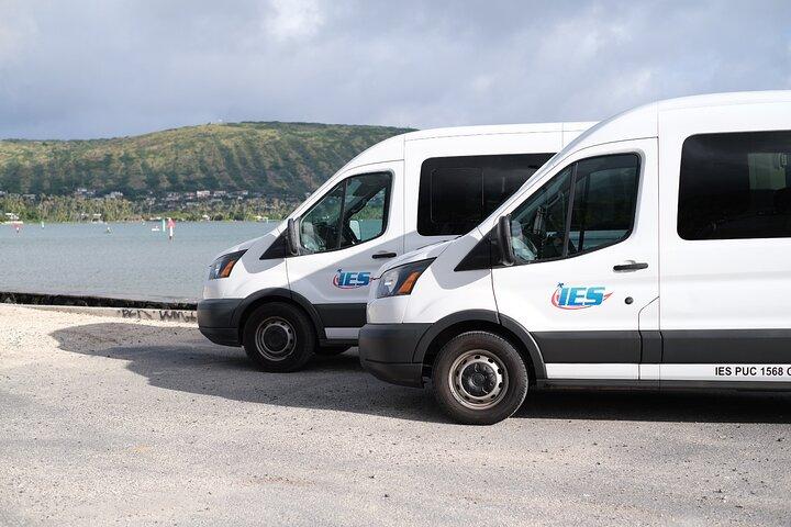 Delt afgangstransport fra Waikiki Hotels til Honolulu Lufthavn