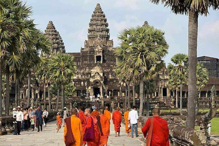 Angkor Wat, antica capitale di Angkor Thom, tempio di Ta Promh