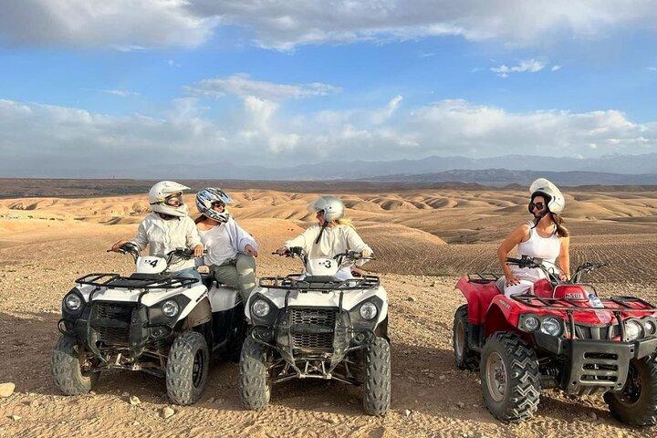 Thrilling Quad Adventure & Dinner Under the Agafay Desert Stars .