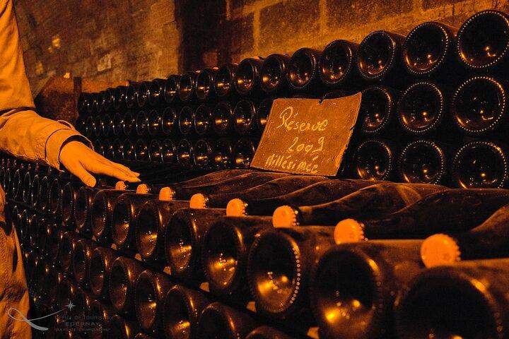 Bubble Champagne Tour från Epernay (Halvdagstur för liten grupp)