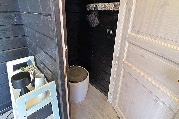 Private Mirror Cabin Dinner and sauna Experience