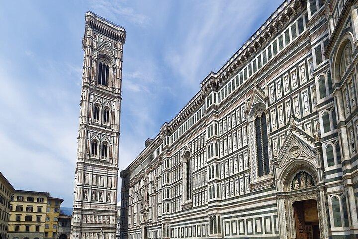 Florence panoramisch uitzicht Giotto's klokkentoren en kathedraalticket
