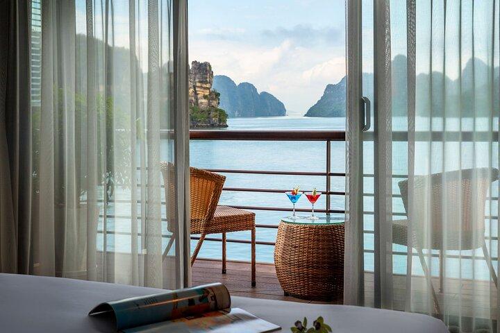 Capella TOP Luxury Cruise 2D1N Halong Bay & Lan Ha Bay saindo de Hanoi