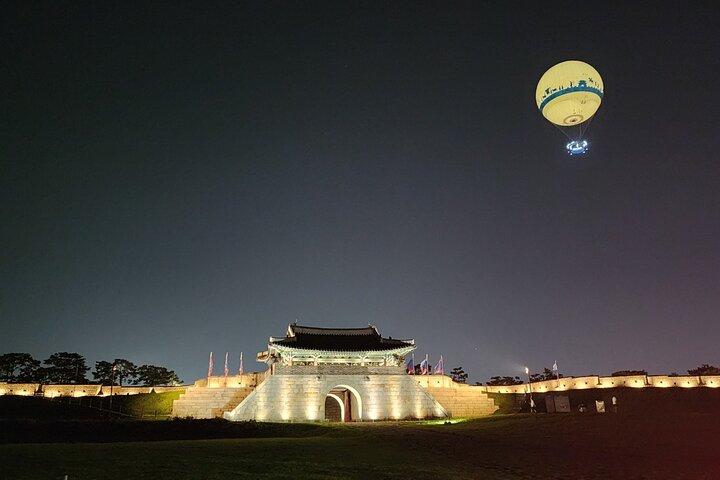 Tour notturno della fortezza di Suwon Hwaseong da Seul