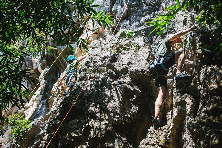 Fra Yangshuo: Rock klatring med overførsel privat (3 timer)