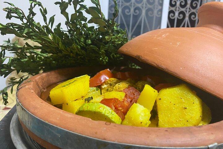 Vegetarisk mad Madlavningskursus i Chefchaouen
