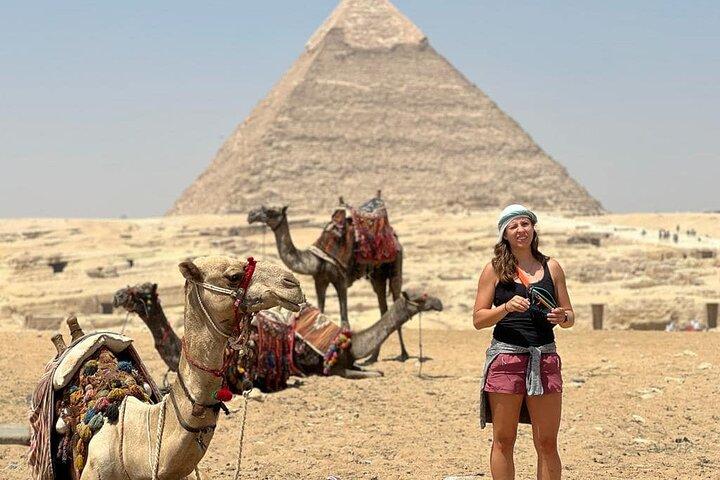 Privétour: Piramides van Giza, Sfinx, Egyptisch Museum CamelRide & Lunch