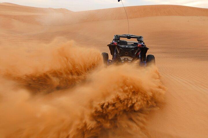 Balade en buggy dune d'une heure sur Can-Am Maverick 1000CC Turbo 4 places
